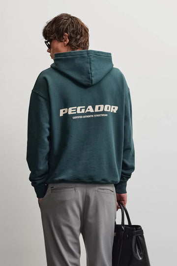 Pegador Streetwear Oversized Hoodie Green