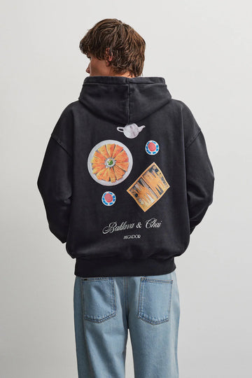 Pegador Streetwear Hoodie Vintage Black