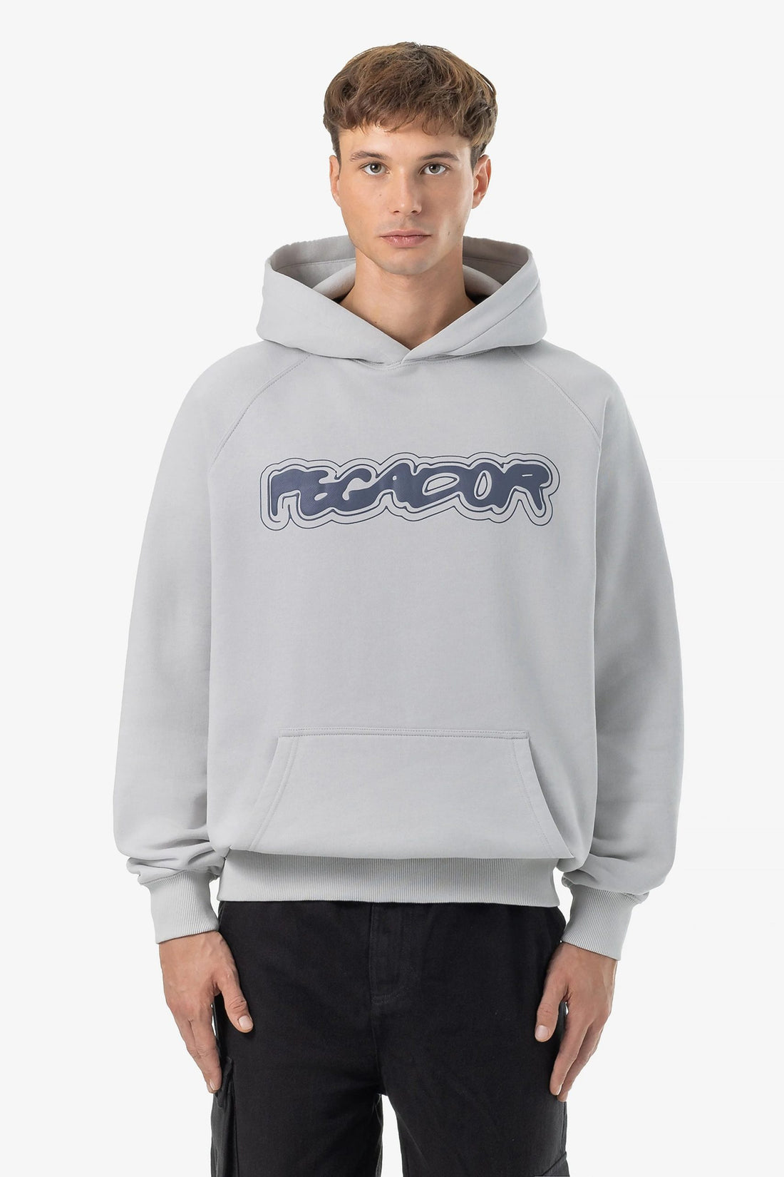 Pegador Oversized Washed Hoodie Grey