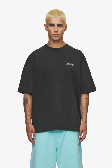Pool Day Oversized Tee – Vintage Black