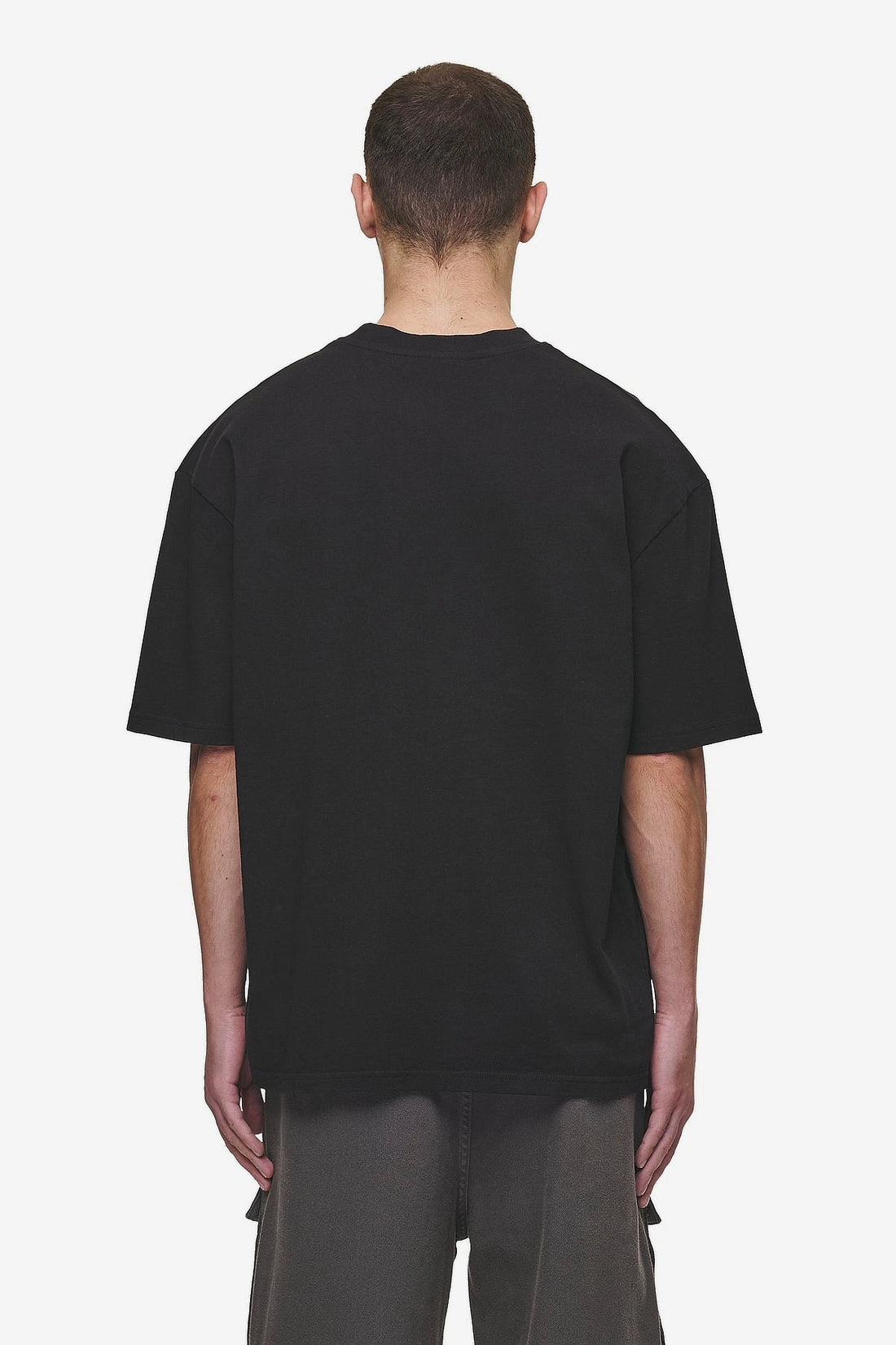 Pegador Pink Logo Oversized Black Tee