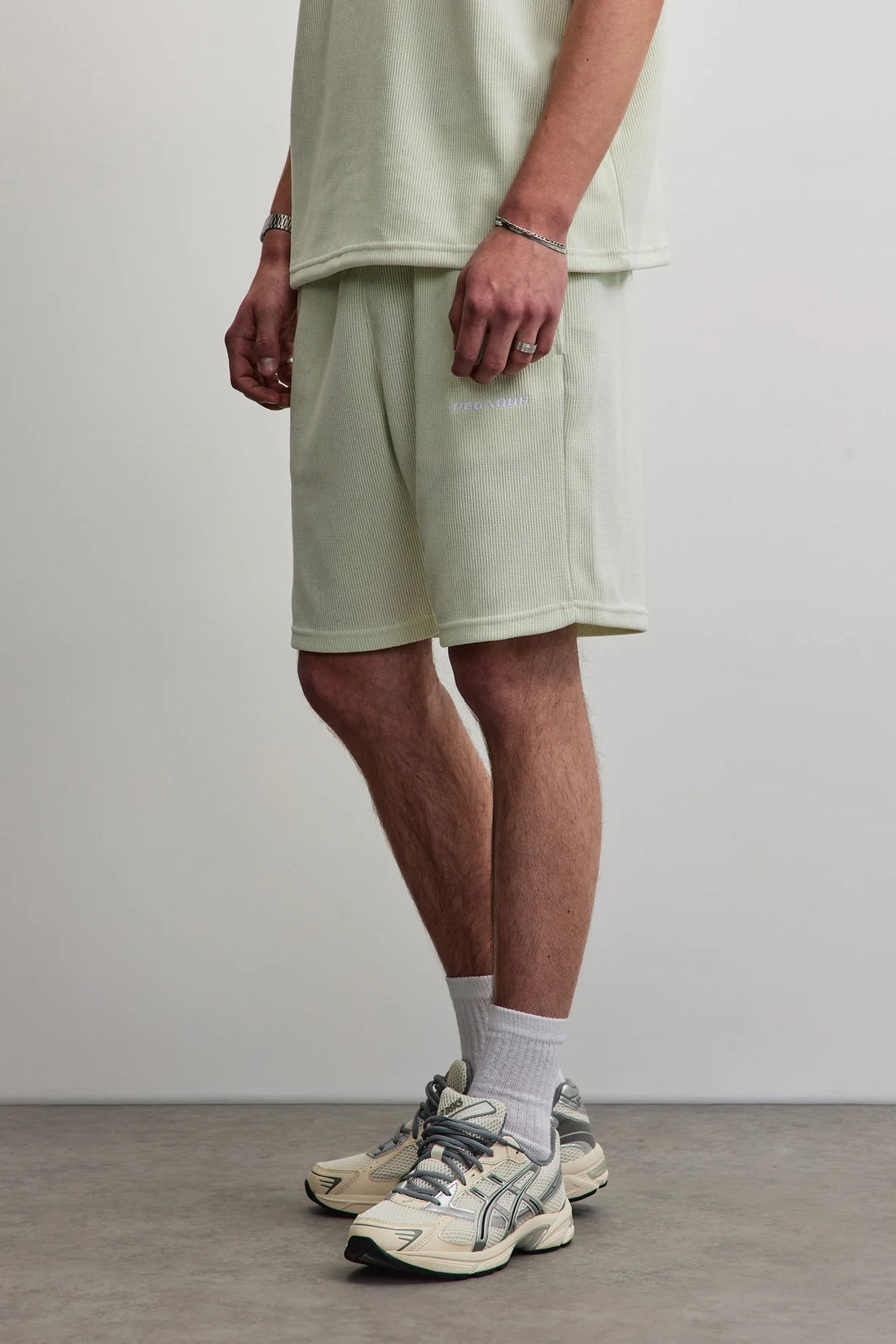 Pegador Shorts Washed Green Sorbet | Lagos Soft Rib